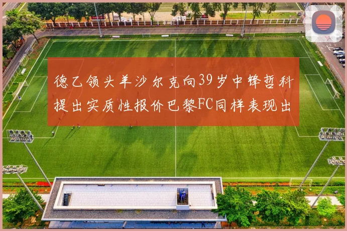 德乙领头羊沙尔克向39岁中锋哲科提出实质性报价巴黎FC同样表现出兴趣
