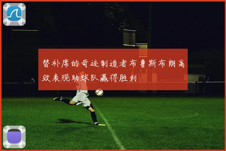 替补席的奇迹制造者布鲁斯布朗高效表现助球队赢得胜利