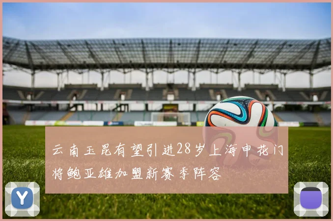 云南玉昆有望引进28岁上海申花门将鲍亚雄加盟新赛季阵容